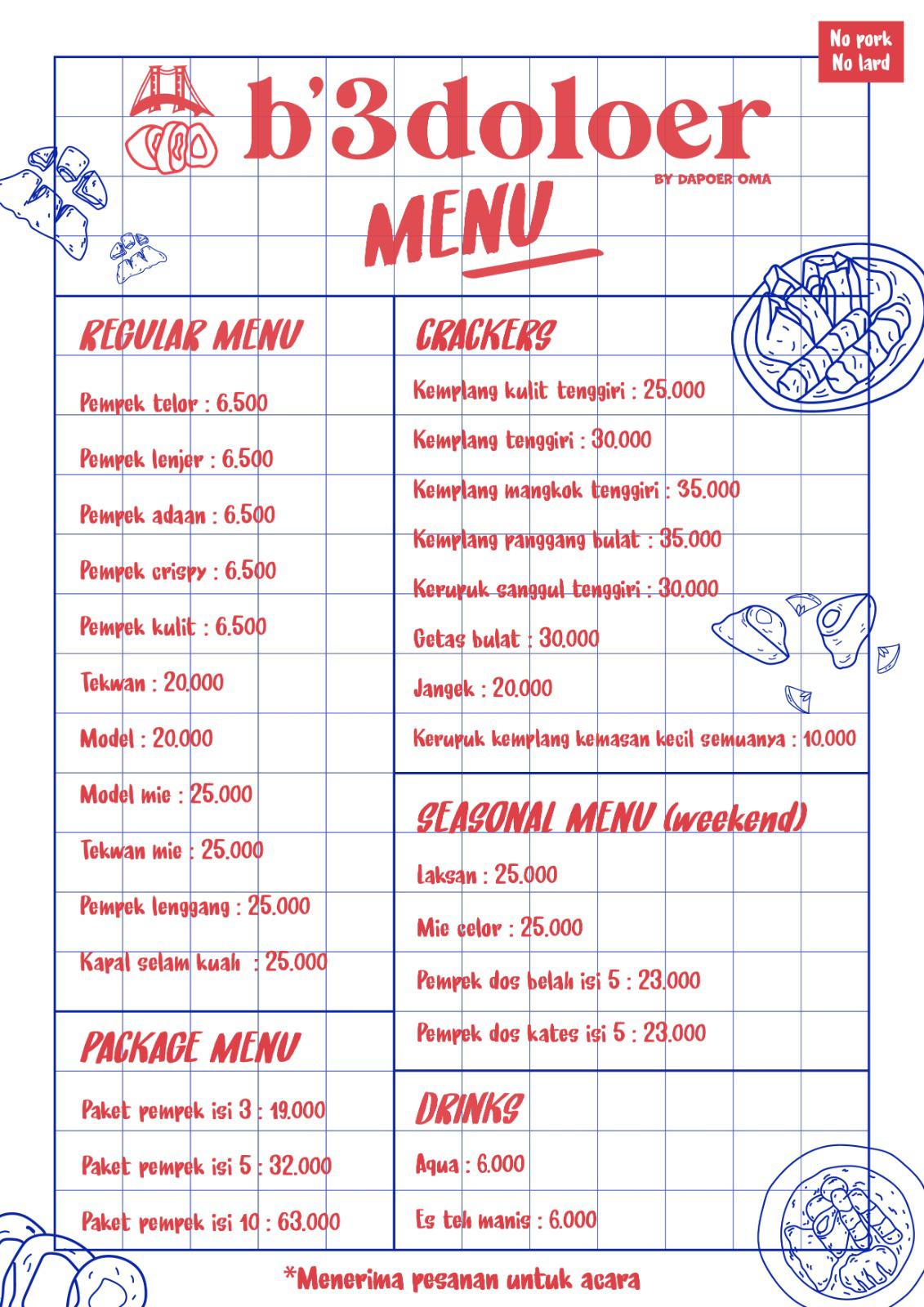 Suasana Dapur B'3DOLOER